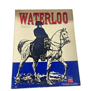 Vintage 1962 Avalon Hill Waterloo Napoleonic War Board Game Complete